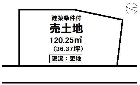 Compartment figure. Land price 11 million yen, Land area 120.25 sq m