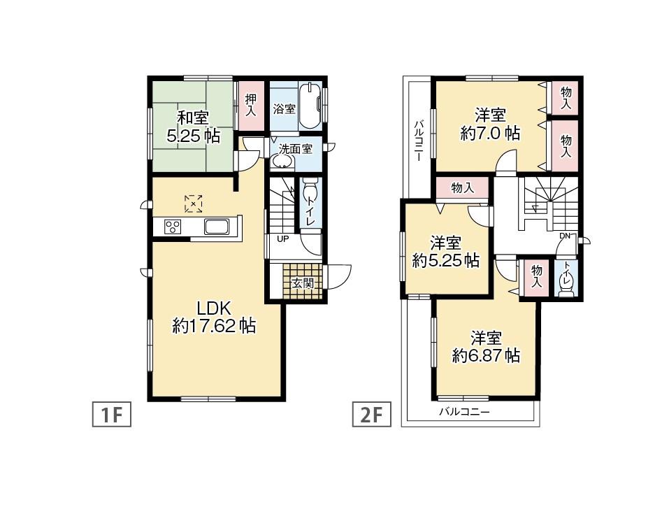 Floor plan. 27,800,000 yen, 4LDK, Land area 144.85 sq m , Building area 98.95 sq m