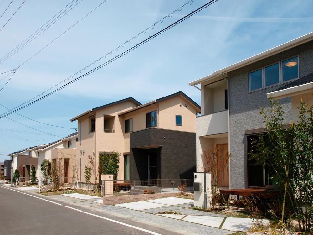 People who live ・ Streets well-designed to provide a relaxation and healing to those who visit houses lined.