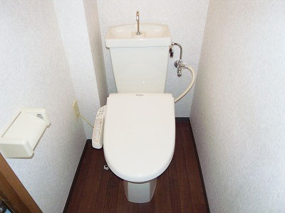 Toilet. Cupboard