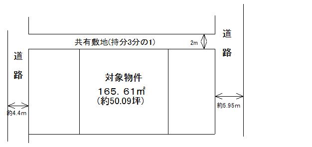 Compartment figure. Land price 21.5 million yen, Land area 165.61 sq m land view
