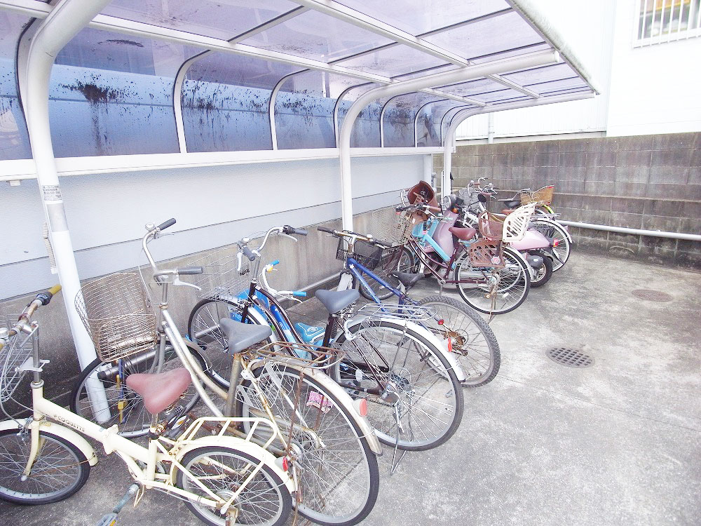 Other common areas. On-site bicycle parking lot equipped