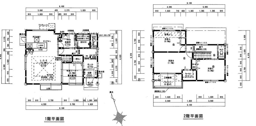 Floor plan. 27,800,000 yen, 4LDK, Land area 181.46 sq m , Building area 103.68 sq m 1 issue areas