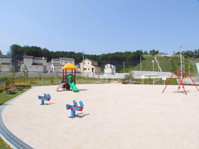 Local land photo. Playground for children is also ensured, New bright streets charm of the town unique
