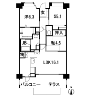 Floor: 2LDK + S, the occupied area: 76.43 sq m, Price: 26.1 million yen