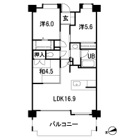 Floor: 3LDK, occupied area: 72.54 sq m, Price: 23.3 million yen