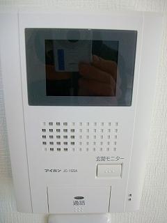 Security equipment. Monitor with intercom