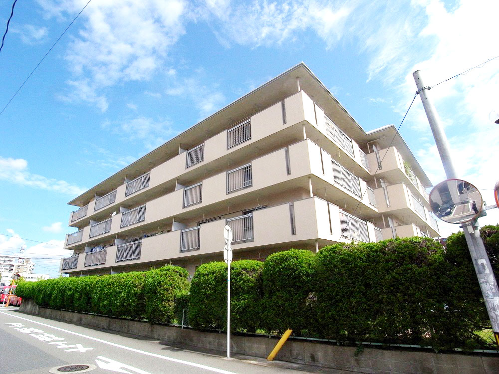 Building appearance. Of reinforced concrete apartment