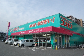 Dorakkusutoa. Discount drag cosmos Hakata-Minami Station shop 433m until (drugstore)