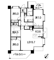 Floor: 4LDK, occupied area: 90.29 sq m, Price: 30.4 million yen