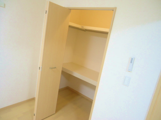 Other room space. There is a shelf in the