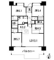 Floor: 4LDK, occupied area: 84.69 sq m, Price: 23.6 million yen