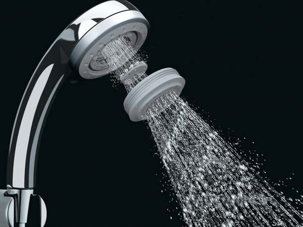 Bathing-wash room.  [Eco-full shower] Impeller with a built-in shower head to increase the water pressure, Also is a super water-saving shower that made it possible to shower with a momentum with a small amount of water. (Same specifications)