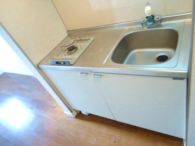 Kitchen. 1-neck is equipped with gas stove