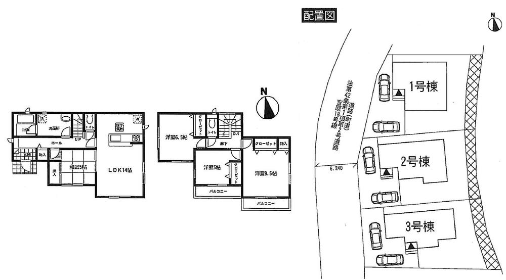 Floor plan. (Building 2), Price 23.8 million yen, 4LDK, Land area 184.41 sq m , Building area 97.2 sq m