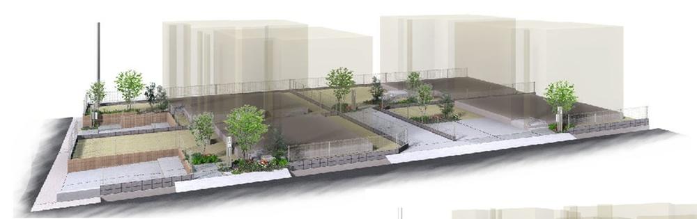 Building plan example (Perth ・ appearance). Building area 165.75 sq m (50.13 square meters)