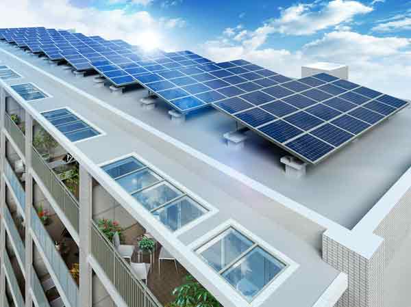 Solar panels (Rendering)