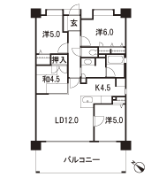 Floor: 4LDK + Mrs.C + SC, occupied area: 78.48 sq m, Price: 24.6 million yen ~ 26.7 million yen
