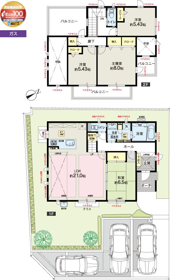 Floor plan. Good location of a 2-minute walk from the 160m Station to JR Shingu Central Station.