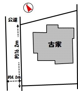 Compartment figure. Land price 13 million yen, Land area 264.74 sq m