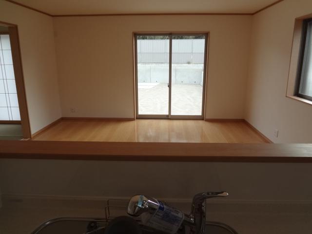 Living. Living room overlooks from the kitchen