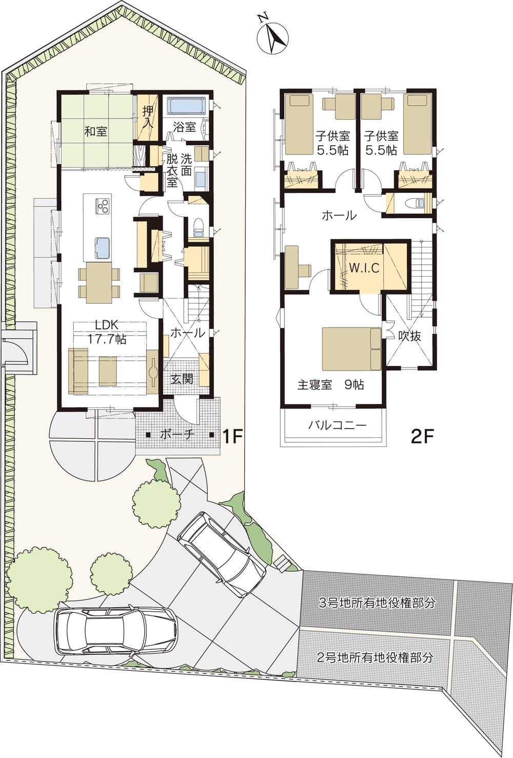 Floor plan. "Tree house" in the sum of products