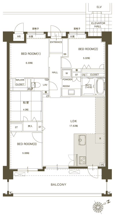 Floor: 4LDK, occupied area: 80.39 sq m, Price: 25,200,000 yen ~ 25,800,000 yen