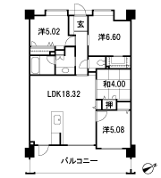 Floor: 4LDK, occupied area: 82.45 sq m, price: 26 million yen ~ 26,600,000 yen