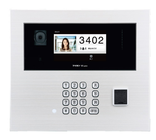 Security.  [With a camera set intercom] Visitors call the visited the ten keys, Residents will release the auto lock of the entrance. Display the camera image of the visitor, Also help in crime prevention by giving recognition "are projected". (Same specifications)
