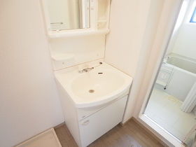 Washroom. Independent wash basin