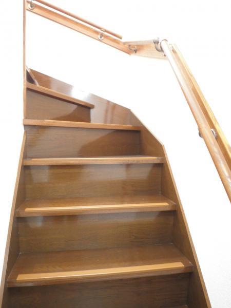 Other introspection. Established handrail, Up and down it is also safe.