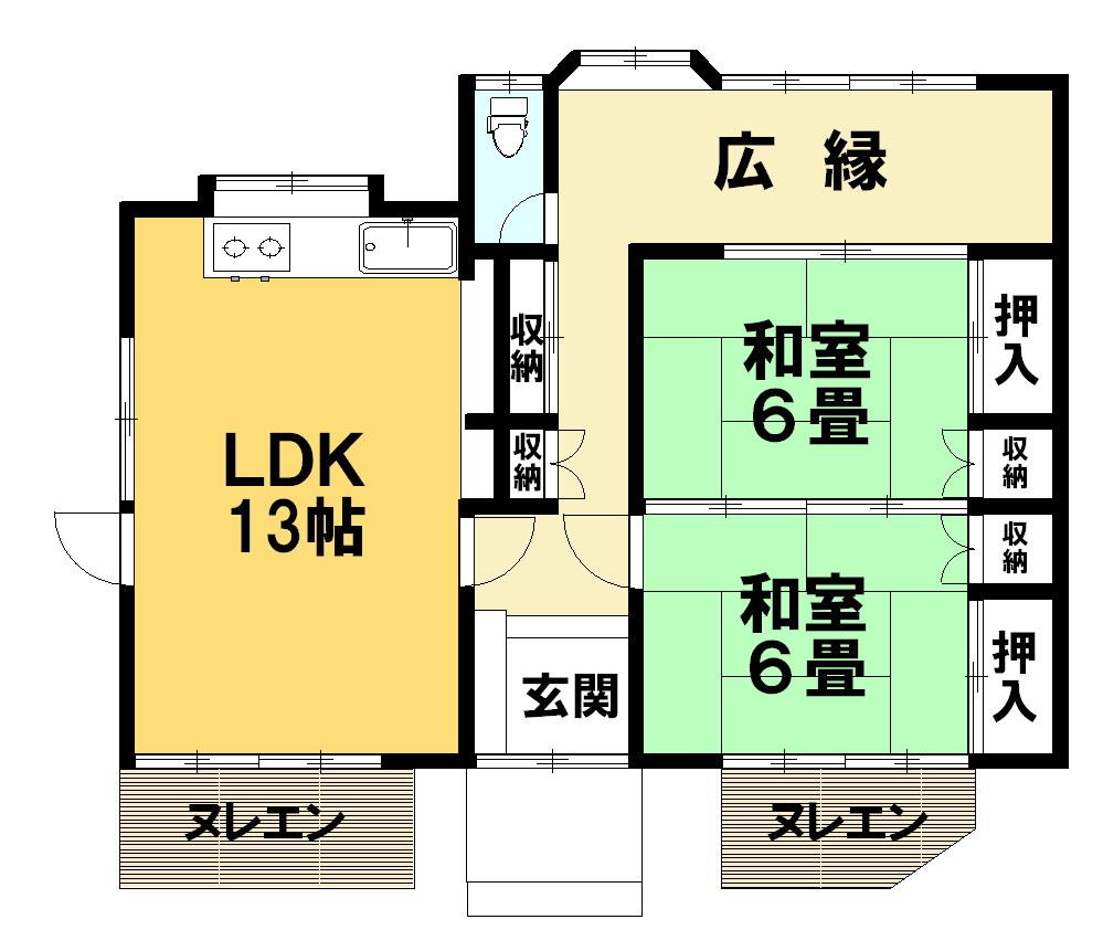 Floor plan. 38,600,000 yen, 4LDK + S (storeroom), Land area 1,984.17 sq m , Building area 158.73 sq m