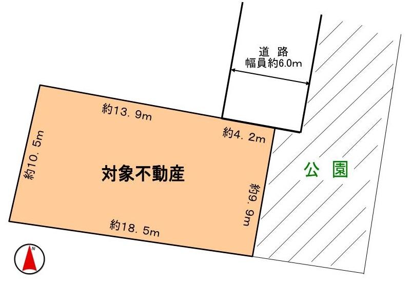 Compartment figure. Land price 10.1 million yen, Land area 188.17 sq m