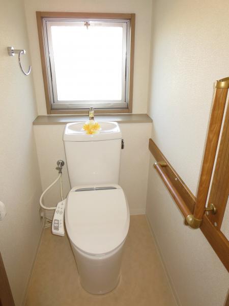 Toilet. Brand new Warm water washing toilet
