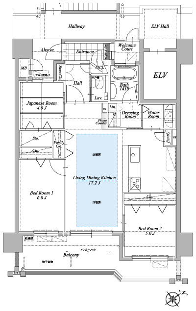Floor: 3LDK, occupied area: 74.92 sq m, Price: 23,900,000 yen ~ 25,500,000 yen