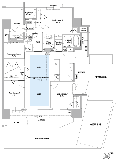 Floor: 4LDK, occupied area: 83.42 sq m, Price: 26.5 million yen