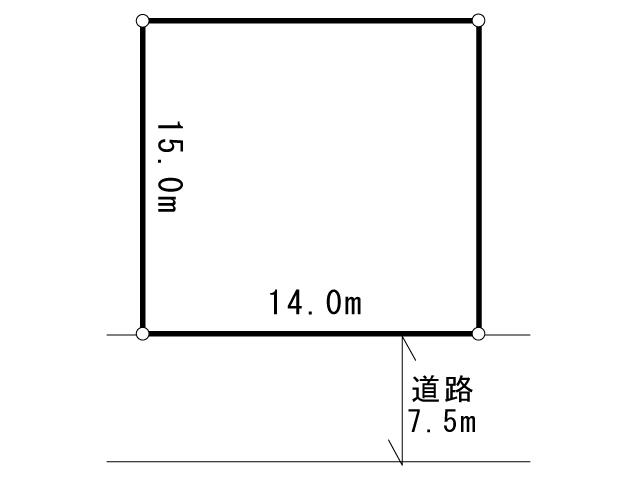 Compartment figure. Land price 9,577,000 yen, Land area 211.1 sq m