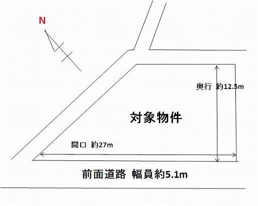Compartment figure. Land price 23.5 million yen, Land area 286.1 sq m