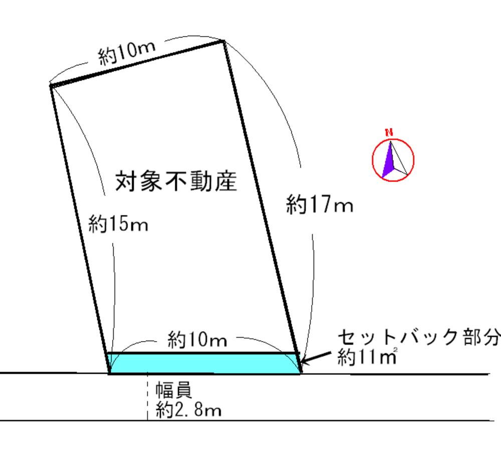 Compartment figure. Land price 11.8 million yen, Land area 198.34 sq m