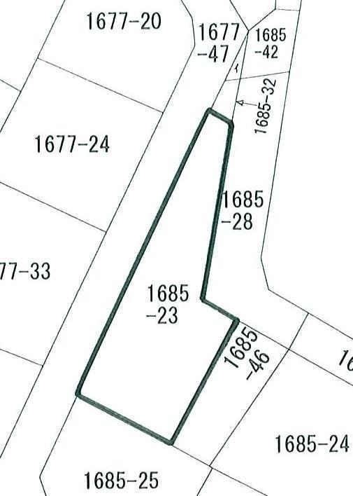 Compartment figure. Land price 5.5 million yen, Land area 285 sq m