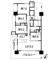 Floor: 4LDK, occupied area: 88.46 sq m, Price: 25.8 million yen