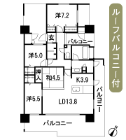 Floor: 4LDK, occupied area: 93.84 sq m, Price: 27.2 million yen