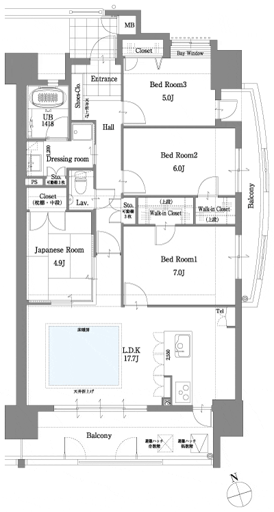 Floor: 4LDK, occupied area: 89.89 sq m, Price: 26,800,000 yen ~ 29,700,000 yen