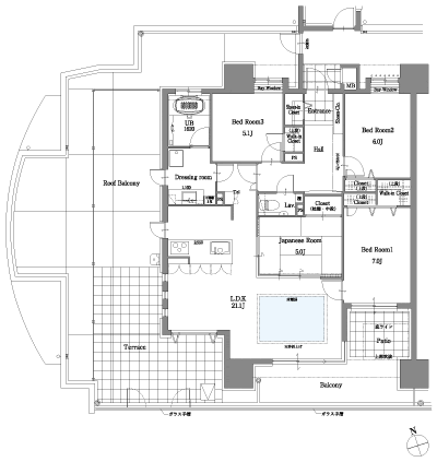Floor: 4LDK, occupied area: 98.56 sq m, Price: 35.2 million yen