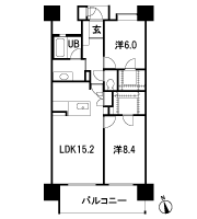 Floor: 2LDK, occupied area: 70.32 sq m, Price: 19.3 million yen