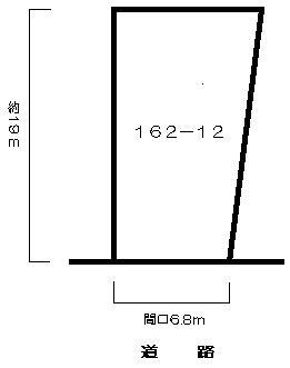 Compartment figure. Land price 14.8 million yen, Land area 153.52 sq m compartment view
