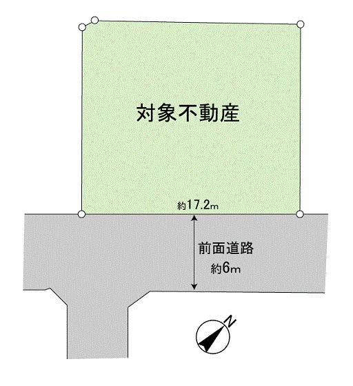 Compartment figure. Land price 12.8 million yen, Land area 262.96 sq m