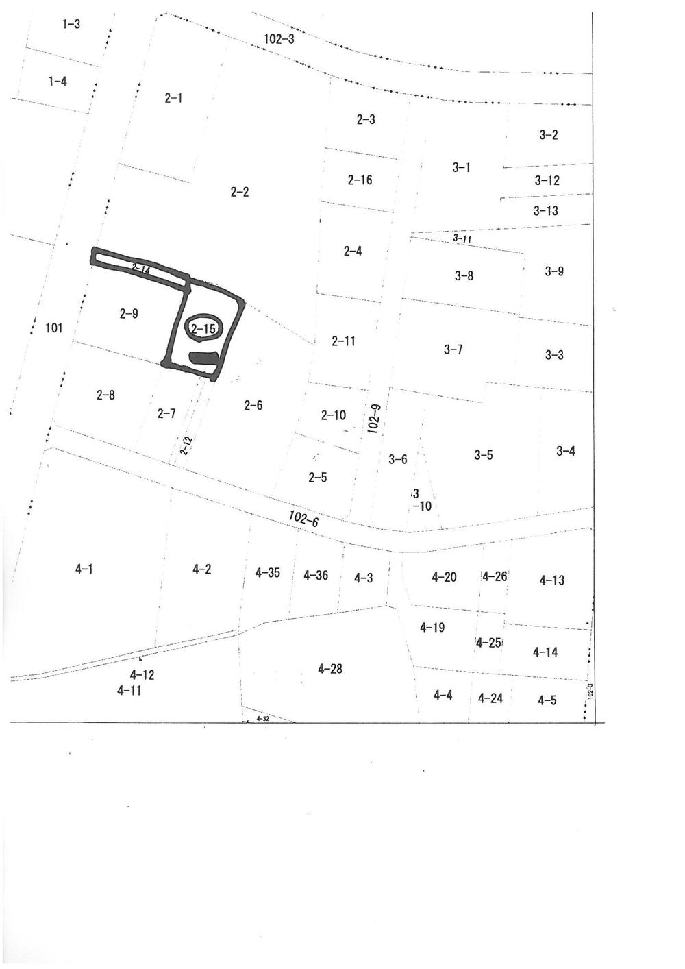 Compartment figure. Land price 23 million yen, Land area 234.96 sq m