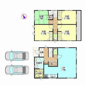Floor plan. 18,800,000 yen, 4LDK, Land area 144.42 sq m , Building area 93.14 sq m