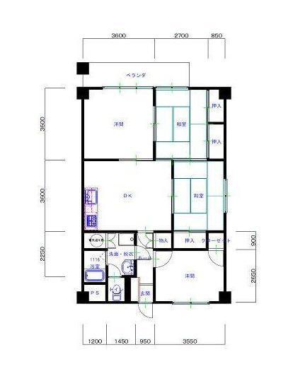 Floor plan. 4DK, Price 6 million yen, Occupied area 73.72 sq m , Balcony area 7.02 sq m